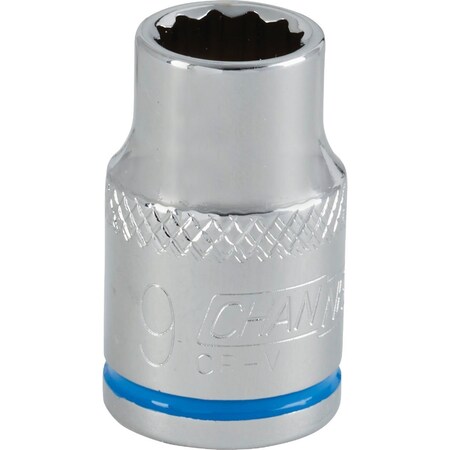 Channellock 3/8 In. Drive 9 mm 12-Point Shallow Metric Socket 347000